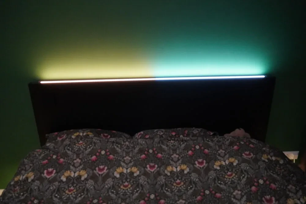 Two lighting zones